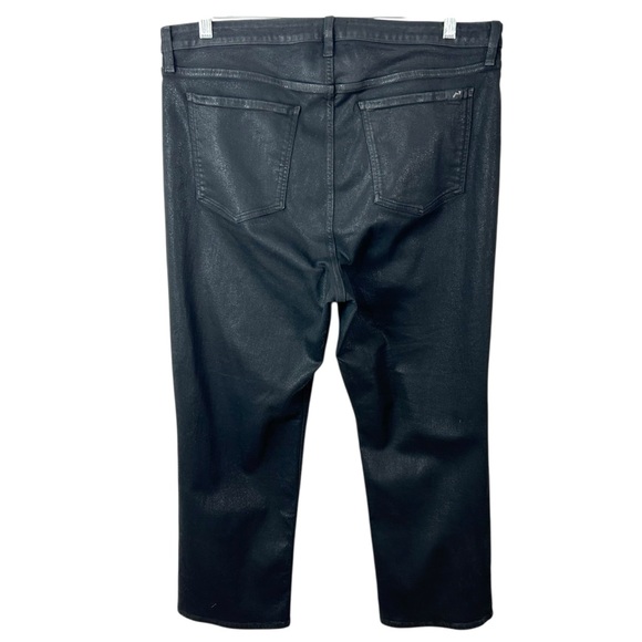 7 for All Mankind Jen7 coated Ankle Straight Jeans Size 20 - Picture 4 of 9